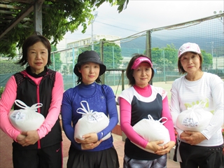 Team西福岡テニスクラブ(大竹様、木山様、橋本様、坂口様)