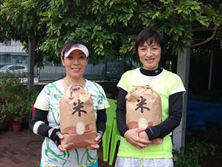 優勝  米里真彩子・野村ゆきこペア(西福岡テニスクラブ/西福岡テニスクラブ)